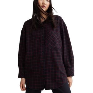 H&M Oversized Flannel Shirt